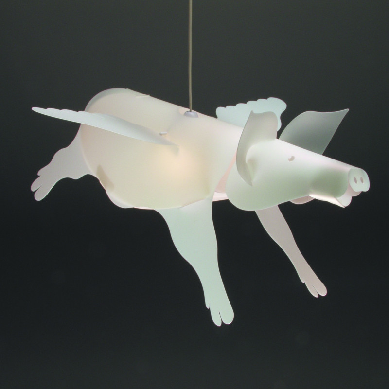 Flying pig lampshade © Dan Maier John Lewis Heals