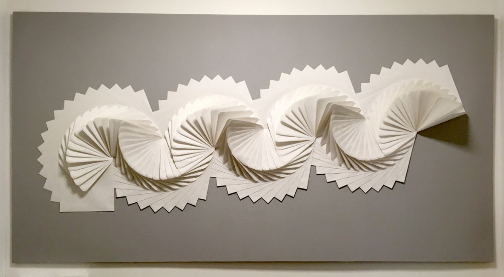 monochrome paper relief art for offices © Dan Maier